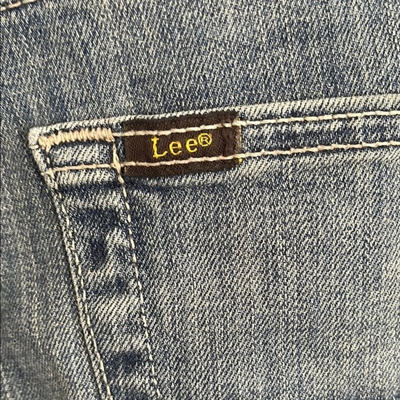 Lee Blue Relaxed Fit Jeans Classic Denim - Picture 6 of 12